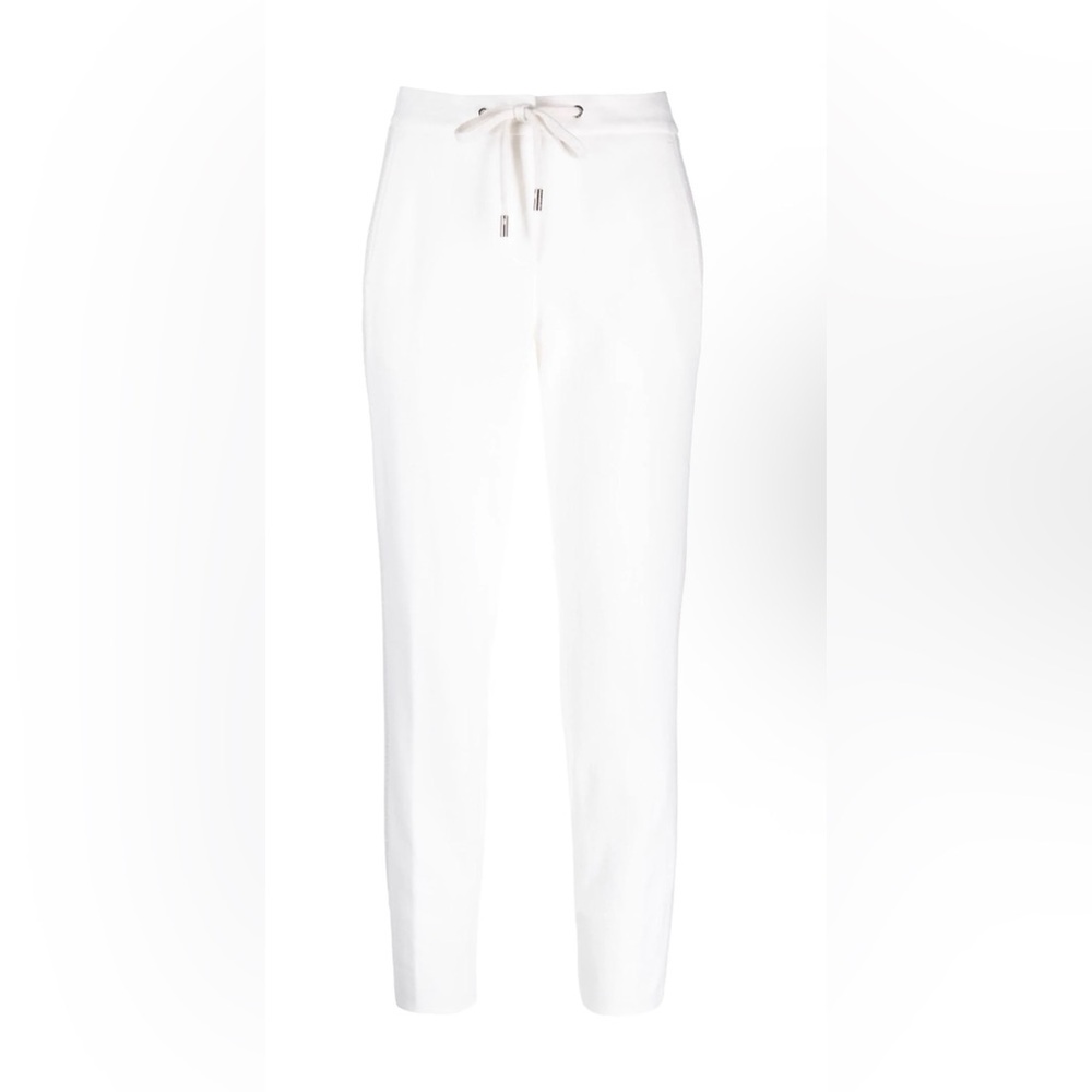PESERICO Shimmer Drawstring-Waist Track Trousers